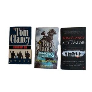 Tom Clancy Set Of 3 Paperback: Act of Valor  - Rainbow Six - Ghost Recon